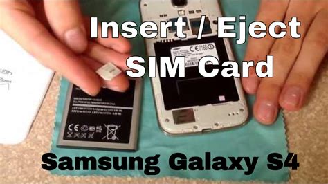 How to Insert or Remove a Sim Card on the Samsung Galaxy .